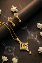 Premium Pendant Set with Matching Earrings