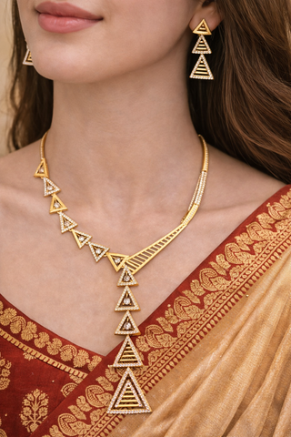 Triora Diamond Designer Necklace Set