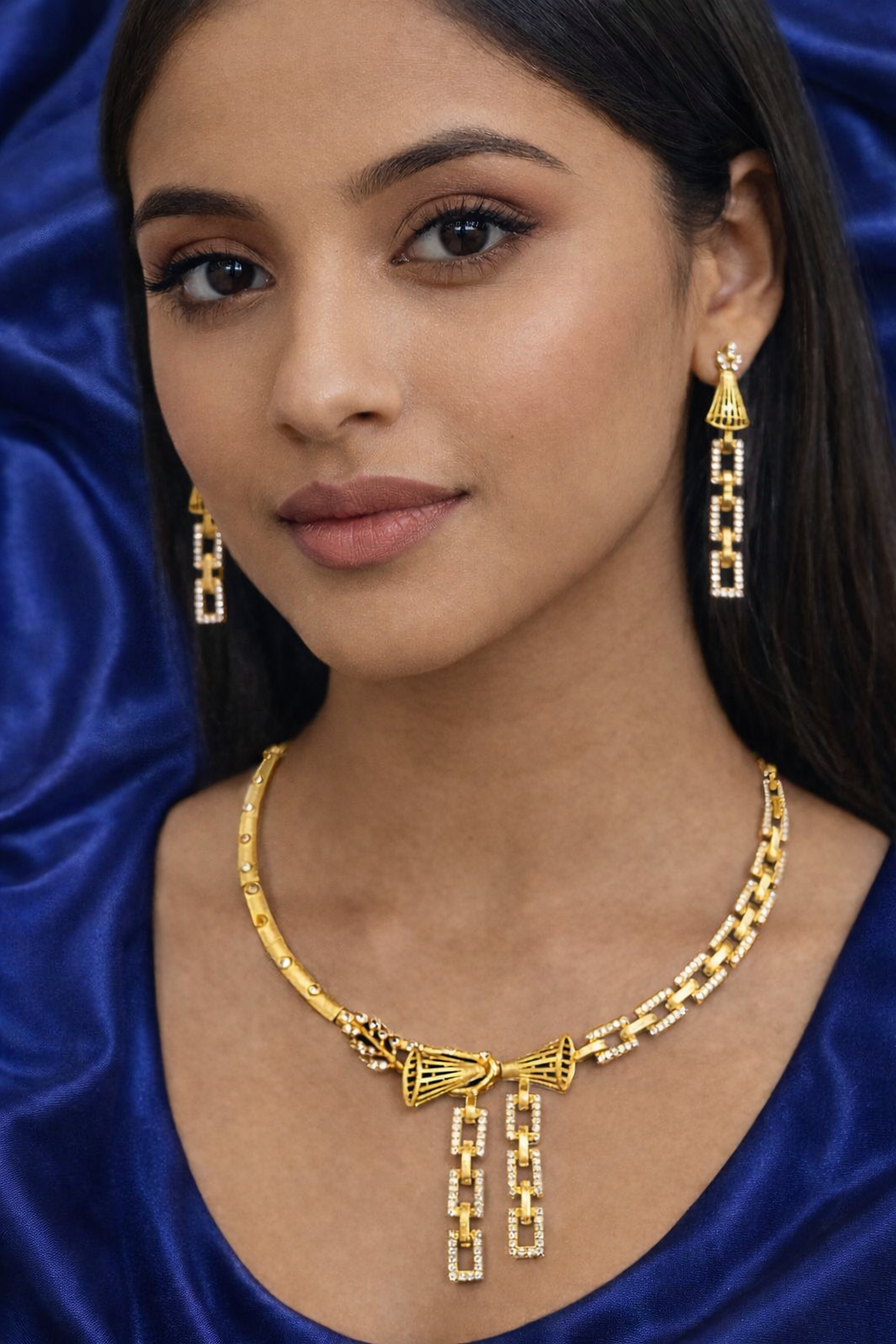 Regal Cascade Necklace Set