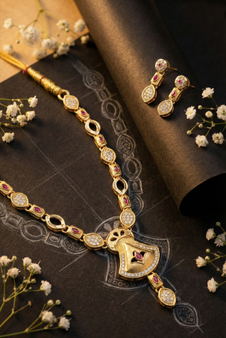 Zarika Royale Pendant Necklace Set