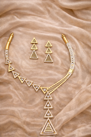 Triora Diamond Designer Necklace Set