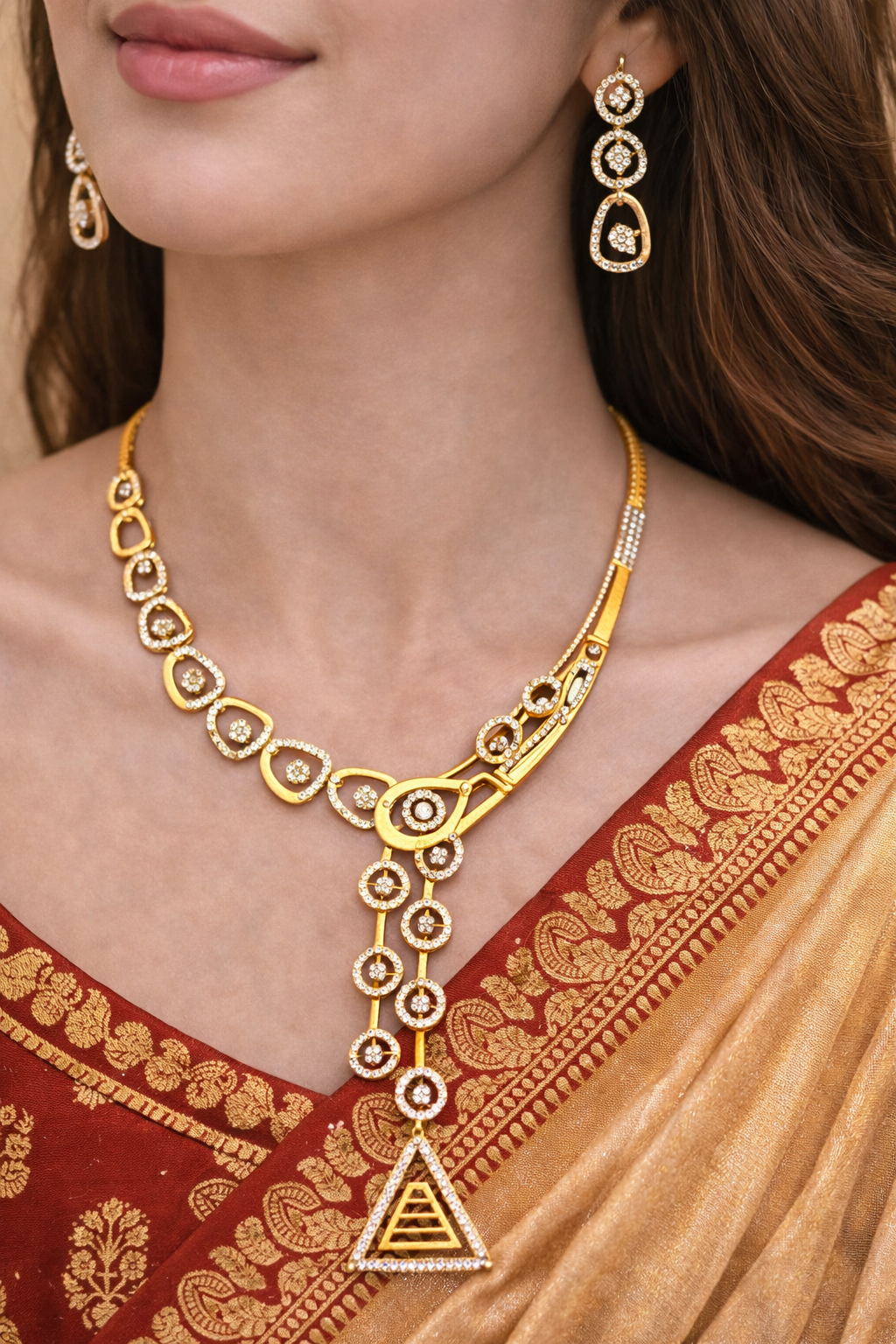 Imperial Love Diamond Necklace Set