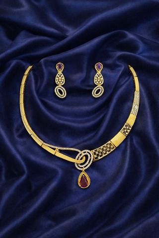 Crimson Royale Necklace Set