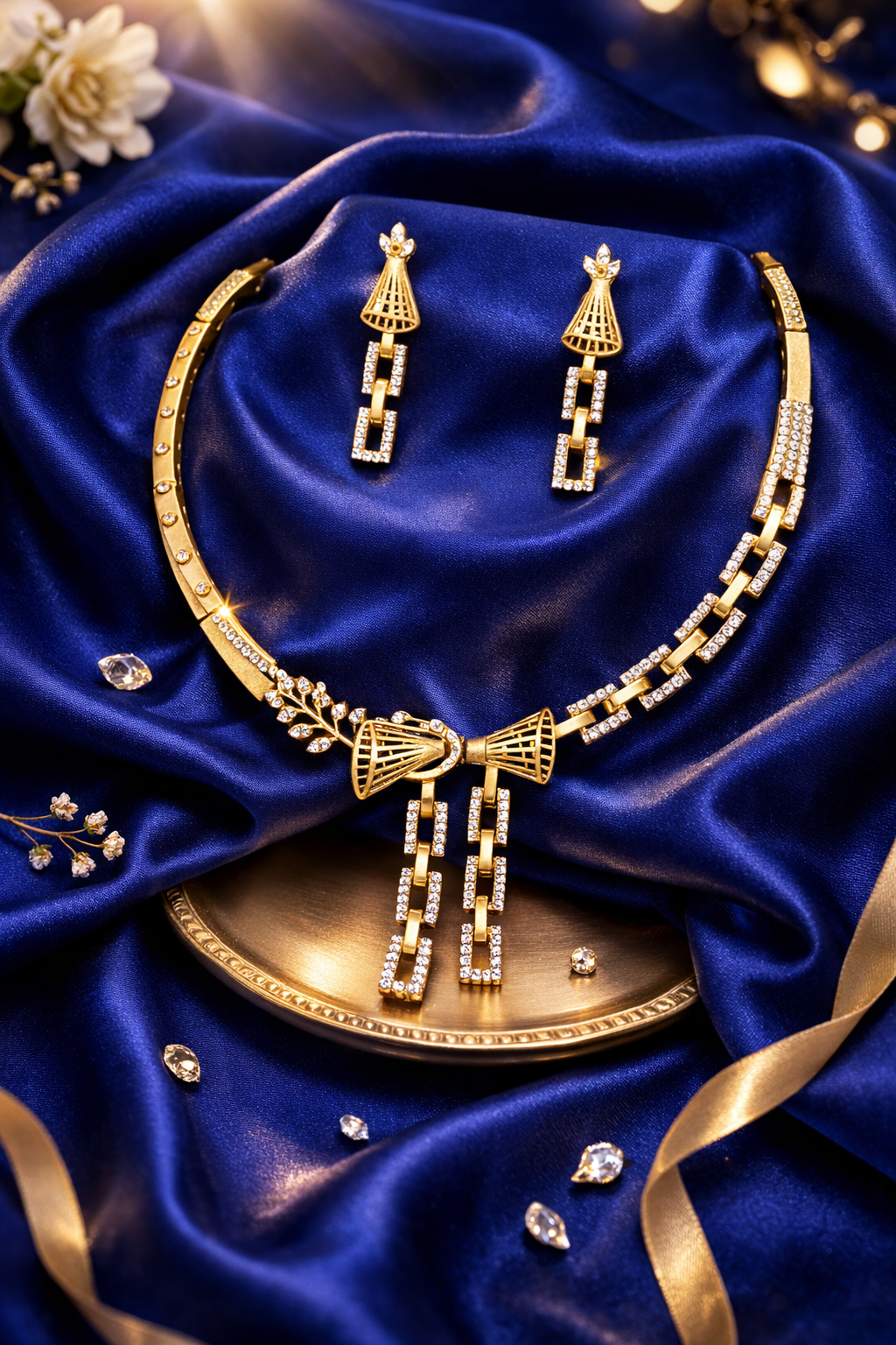 Regal Cascade Necklace Set