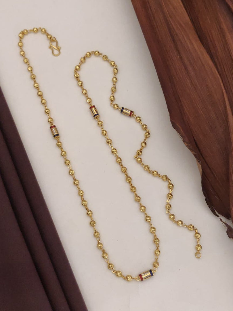 Royal Enamel Bead Mala