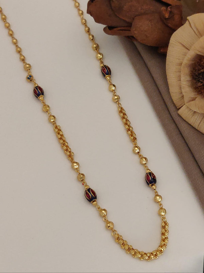 Regal Meenakari Beaded Mala