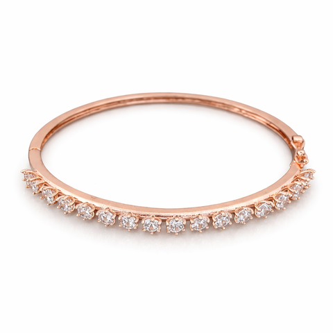 Rosé Celestia Crystal Bangle