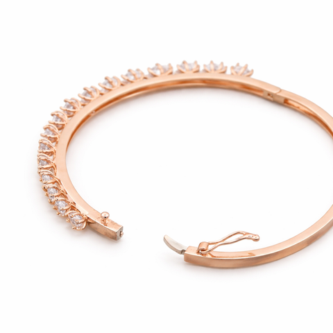 Rosé Celestia Crystal Bangle