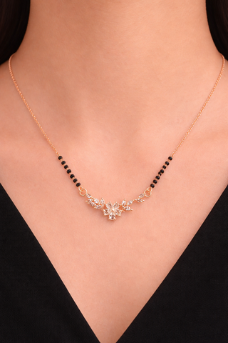 Noir Blossom Mangalsutra