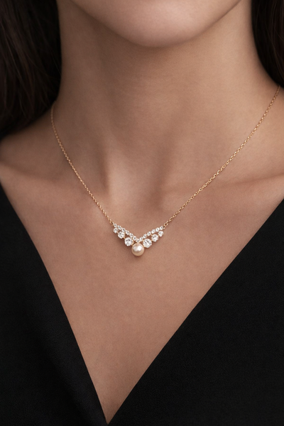Aurelia Pearl Grace Necklace