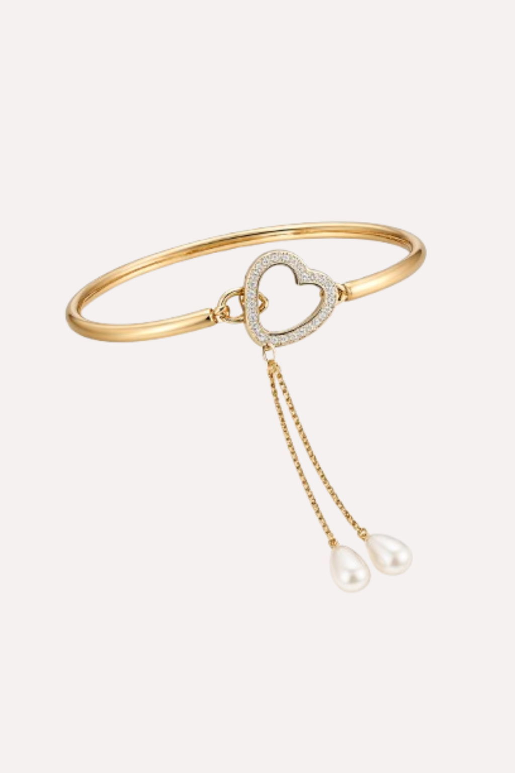 Amora Pearl Heart Bracelet