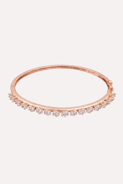 Rosé Celestia Crystal Bangle