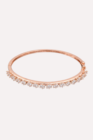 Rosé Celestia Crystal Bangle