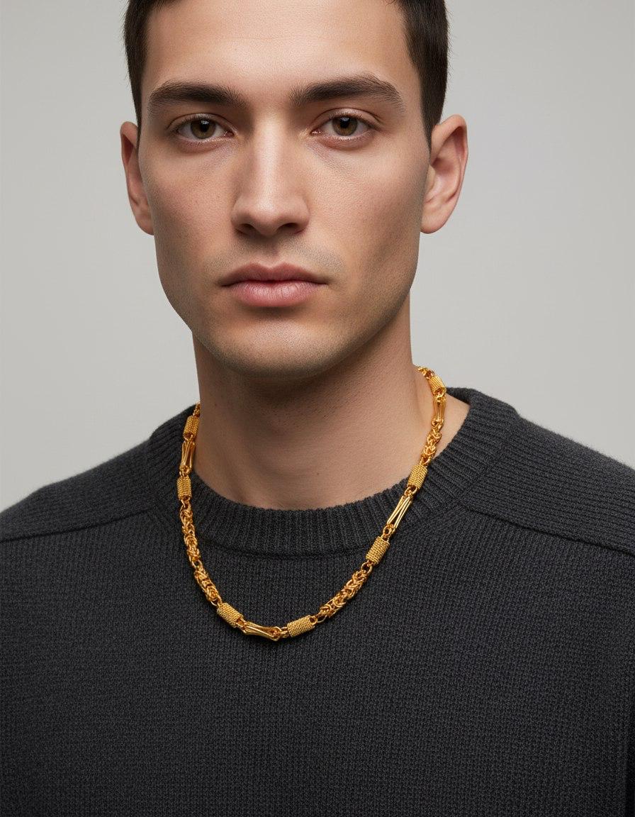 Men’s Designer Link Chain Necklace