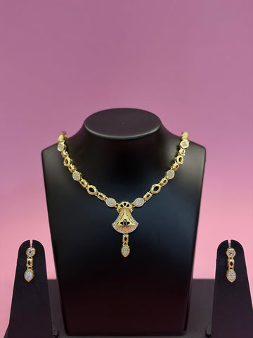 Zarika Royale Pendant Necklace Set