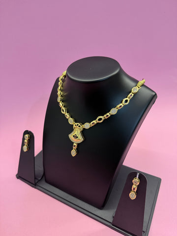 Zarika Royale Pendant Necklace Set